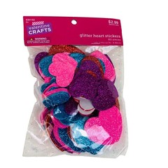 Valentine Craft Supplies Lot Sticker Gemstone Heart Letters Scrapbooking DIY