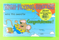 Vintage 80’s Trend High Flying Success Mouse Recognition Award Pack Of 36