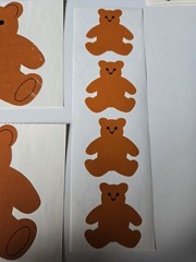 Vintage 70s 80s Mrs Grossman Teddy Bear Sticker Lot All Sizes Small Medium Large