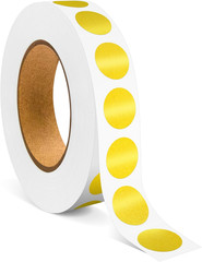 1/2 Inch Dot Stickers, White Circle Sticker Label Sticker 1000 Dots | 1000 round