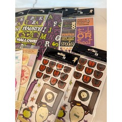HUGE LOT of NEW Embellishment and Chipboard Craft Scrapbooking