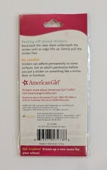 American Girl Blue Felt Birds Scrapbooking Stickers By EK Success RARE