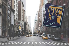 New York Weatherproof Vinyl Travel Sticker – Gift or Souvenir
