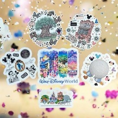 Sticker Pack |Disney World|Epcot|Hollywood Studios|Magic Animal Kingdom| Style 2
