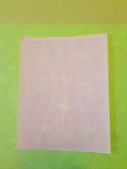 vintage Hallmark pretty white horses sticker sheet *damaged*