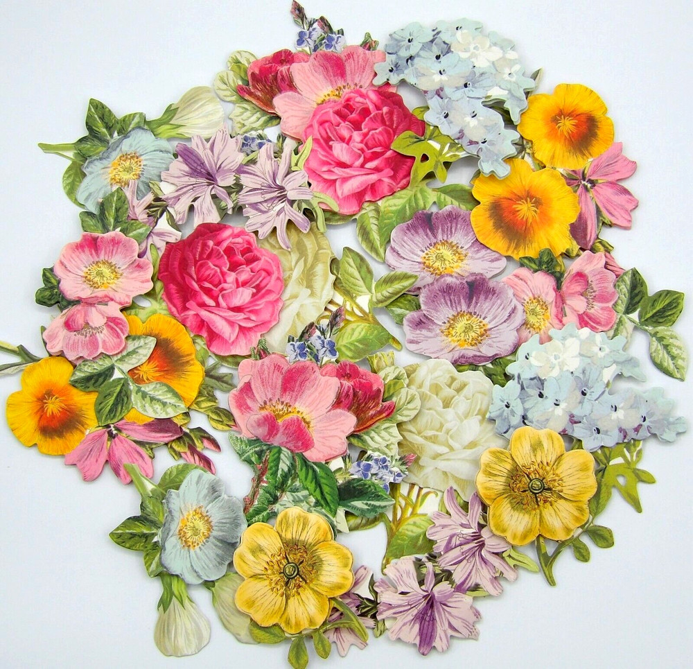 Anna Griffin 20 Pc – CELEBRATIONS FLOWER Stickers | *READ SHIP DEAL TOO*