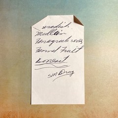 Vtg Handwritten Notes Scrapbooking Craft Junk Journal Prop Ink On Paper Cursive