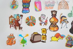 Lot of Girly Girl Diva Stickers Scrapbook Embellishments Pop Culture Art