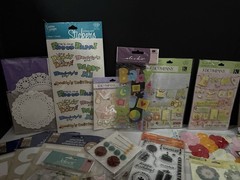 60+ Packs Scrapbooking Art Crafts Stickers Stamps Tags Embellishments & More NEW