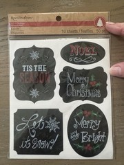 Brand New Recollections Gift It Christmas Labels Scrapbooking Card Making
