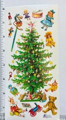 Violette Stickers Victorian Christmas Tree Toys Crafts Planner Supply Scrapbook