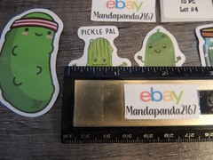 Pickle – Food – Mixed – Stickers Lot #4 – 10 pcs. *Sticker sizes are mixed*