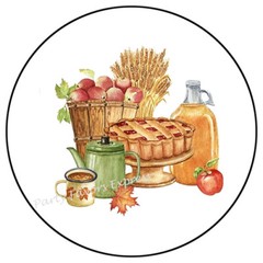 FALL COMPOSITION ENVELOPE SEALS LABELS STICKERS PARTY FAVORS
