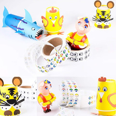 2000 Pieces Eye Stickers Labels, Self Adhesive Eyes Stickers for DIY Handmade