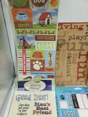Vintage SandyLion And More Dog Stickers Scrapbook Lot B139
