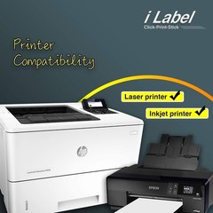 Effortless Peeling 8.5×11 Full Sheet Sticker Labels – 100 Pack for All Printers
