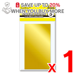 US ONLY x1 HIQPARTS CMS-S-GLD Circular Metallic Seal S 1.02.8mm Gold 1 Sheet Dec