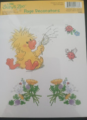 SUZY’S ZOO SPRINGTIME PAGE DECORATORS SCRAPBOOKING PUNCH OUTS #83082