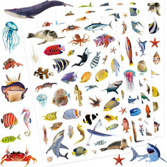 Wild Animals Stickers 750 Count Jungle Safari Woodland Zoo Creatures