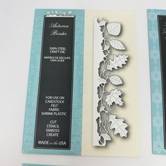 Memory Box Dies LOT of 6 Christmas Snowflake Autumn Border Stocking Pine Tree