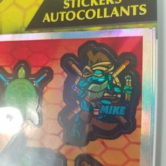 Heartline, Hallmark, TMNT, Teenage Mutant Ninja Turtles, Foil Stickers, 2 Sheets