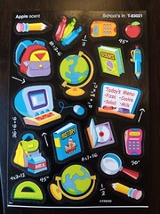 SCRATCH N SNIFF *YOU CHOOSE* SCENTED STICKER SHEET – REWARD STICKERS – SCRAPBOOK