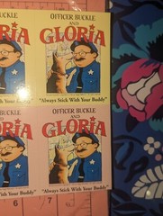 Vintage Stickers Scholastic 1995 Officer Buckle And Gloria Book Sheet 8 Stickers