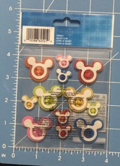 Disney eksuccess MICKEY ICON Dimensional Stickers 12 Pieces NIP
