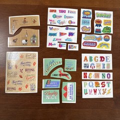 Vintage HALLMARK Brand LOT 85 STICKERS Vintage 80’s 1983 1984 1986 Htf Rare