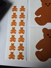 Vintage 70s 80s Mrs Grossman Teddy Bear Sticker Lot All Sizes Small Medium Large