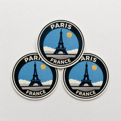 Paris France Sticker 3″ Waterproof Vinyl Decal Eiffel Tower Travel Souvenir