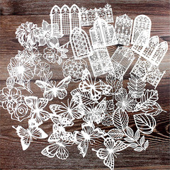 Vintage Scrapbook Embellishments Paper Cutout Lace for Scrapbooking