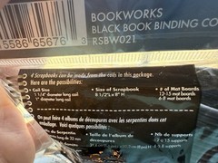 Bookworks Coil BOOK BINDING SET 2 KRAFT covers 4 BLACK Coils Binder Making