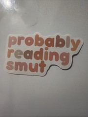 Sticker Probably Reading Smut Booktok 2.5” X 1.5”