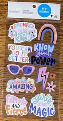 Recollections GIRL POWER MAGIC GIRLY FRIENDS BFF Fierce Female Scrapbook Sticker