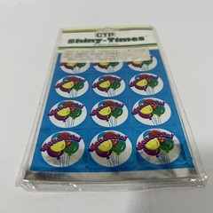Vintage 80s Stickers CTP Foil Mylar Balloons Wonderful Pack of 36 Birthday Shiny
