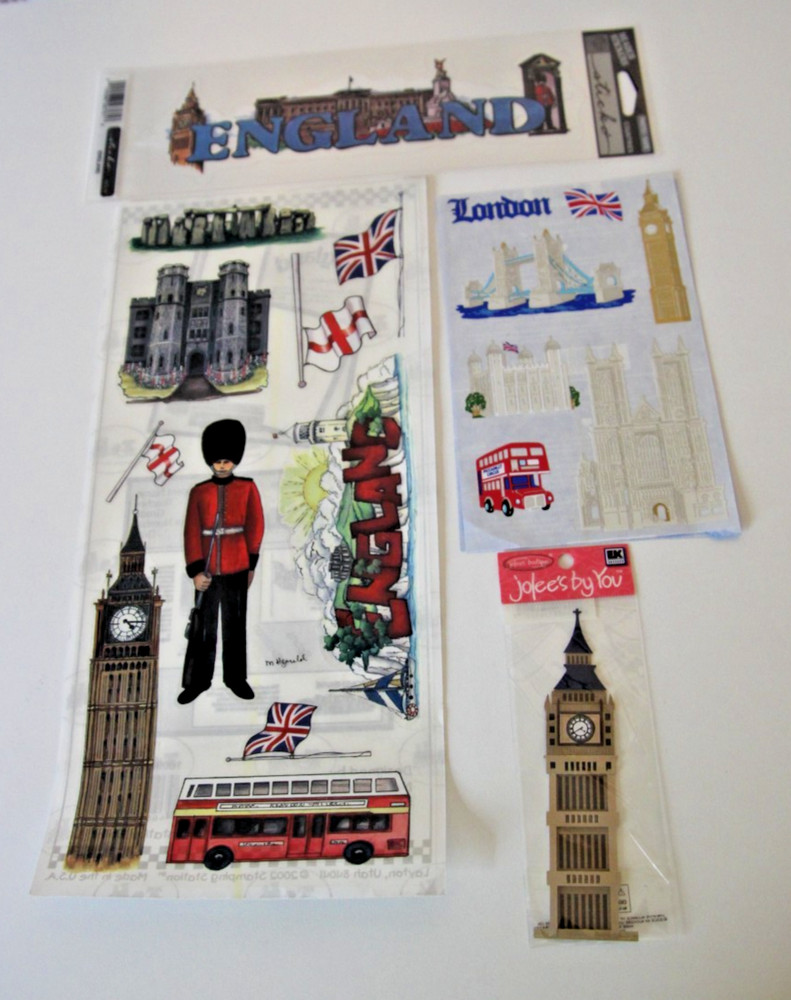 London England Vacation??? Here’s 19 stickers to embellish your pages!
