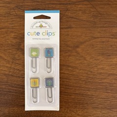 Doodlebug Cute Clips-Birthday Boy Assortment-Set of 4-Papercrafting-NEW