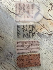 Vintage LOT OF REBECCA SOWER ATTIC COLLECTION scrapbook Embellishments