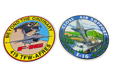 F-16 419 TFW-AFRES Beyond The Ordinary & Close Air Support 4” Sticker Lot