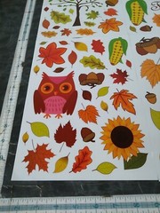 100 Stickers – Welcome Fall Thanksgiving Harvest Pumpkin Corn Leaves Acorns