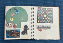 Vintage Sticker Album Hallmark AGC Puffy