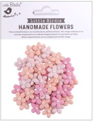 Janice Paper Flowers, Celebrate Life, 50/pk, stickers-Little Birdie CR91317