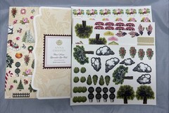 Anna Griffin Mini House Decorative Die Cuts 492 Pieces Partial Set