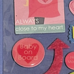 Soft Spoken Me & My Big Ideas Pregnant Mommy to Be 3D Sticker Pack Ellen Krans
