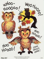 Suzy’s Zoo Scrapbooking Stickers 25 Sheets Owls Halloween Moon Owl
