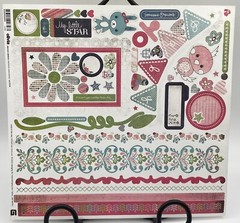 Papercrafting 12″ x 12″ Echo Park & Other Namebrand Sticker Sheets – Your Choice