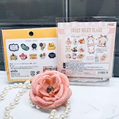 Amifa Flake stickers 60 pcs + sweet milky flake 9 styles stickers