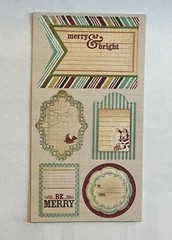 New My Mind’s Eye Lost & Found Christmas Special Edition 3 Sheet Sticker Set