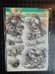 New Penny Black RUBBER STAMP clear Acrylic FAIRY SWEET set fairies free USA shp